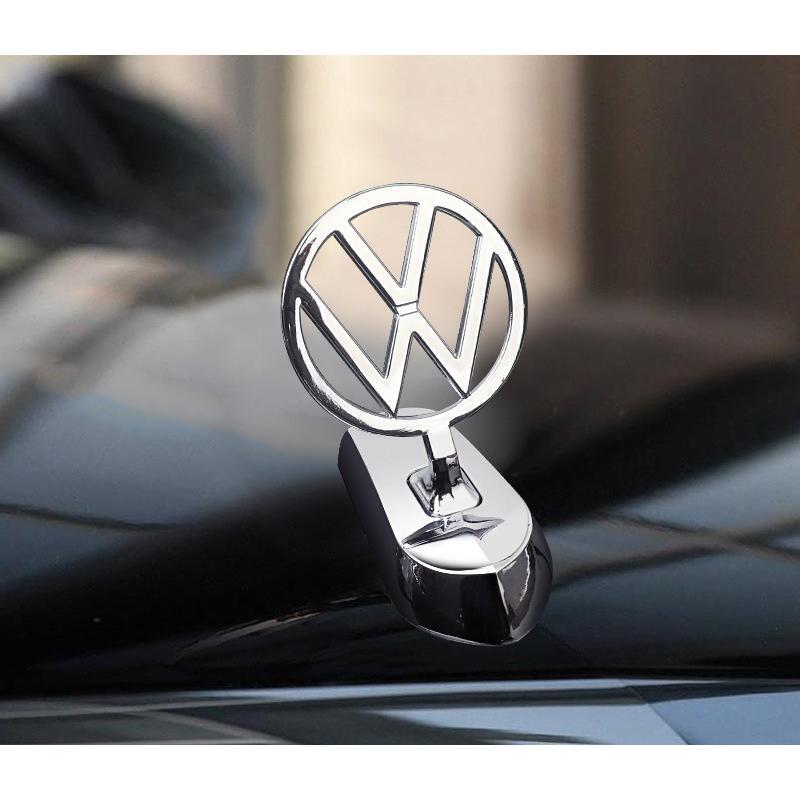 フォルクスワーゲン 車ボンネットマーク フロントエンブレム ウ ボンネット ウイングマーク 立体3D 金属製オーナメント拍卖