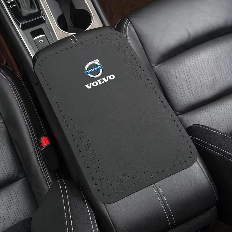 ボルボ VOLVO 車 アームレストマット カー肘掛けカバー 保護 クッションパッド 滑り止め アルカンターラ拍卖