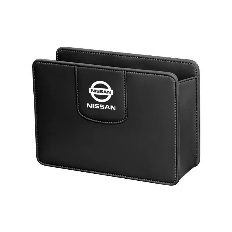 日産 NISSAN 車用ゴミ箱 PUレザー 多機能収納袋 収納ボックス 防水 引っ掛け式 後部座席収納 運転席用 車用収納ケース 1個拍卖