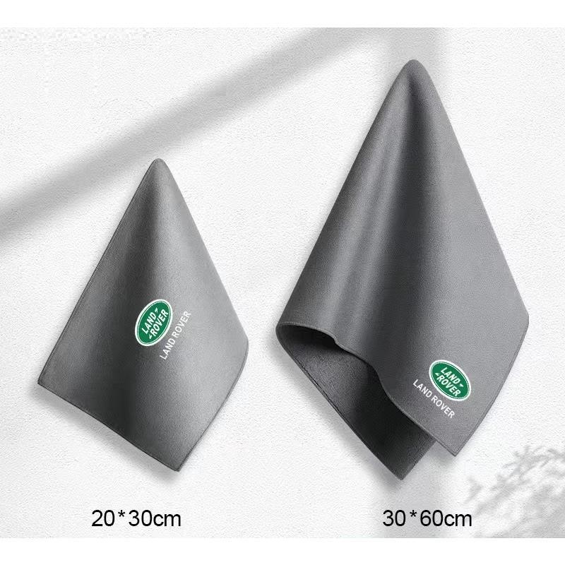 ◆ランドローバー◆車用 バスタオル 洗車後 速乾 水分を吸収 スエード洗車タオル 車 吸水性抜群 ロゴ入り20*30CM+30*60CM 2枚入り拍卖