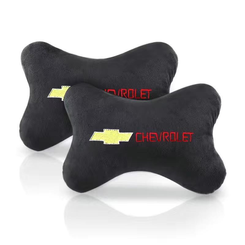 シボレー CHEVROLET 車用 ネックピローネックパッド クッション ヘッドレスト ネックピロー ドライブ 頸椎を保護する 疲労防止 2個セット拍卖