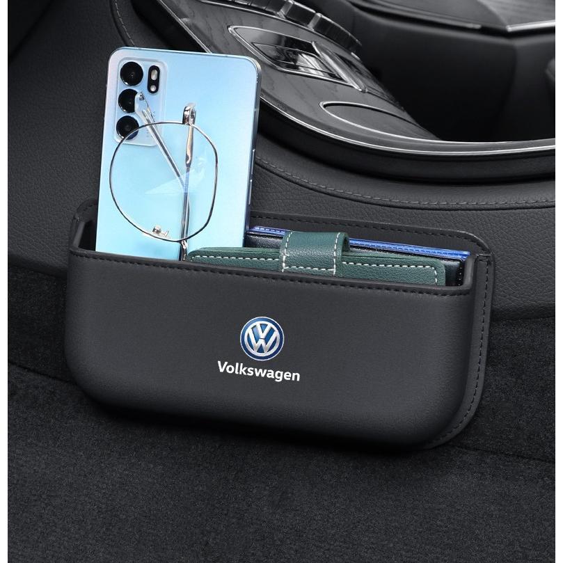 フォルクスワーゲン 車用サイドバッグ 車用収納袋 携帯収納ボックス PUレザー 収納ポケット 両面テープ式 小物収納 多機能拍卖