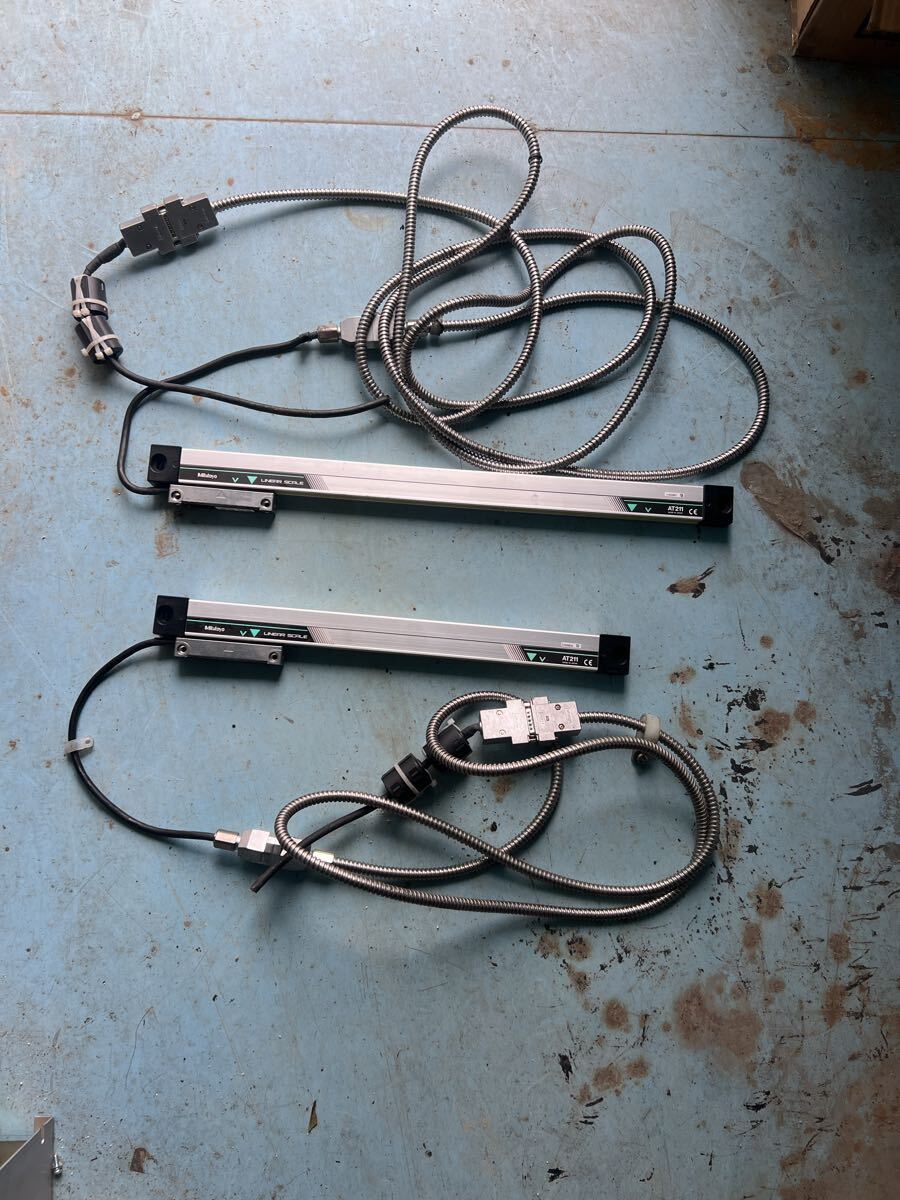 ミツトヨ MITUTOYO LINEAR SCALE リニアスケール 2本セット AT211-0250B1S-B2-BZZ/ AT211-0350B1S-B1-BZZ 拍卖