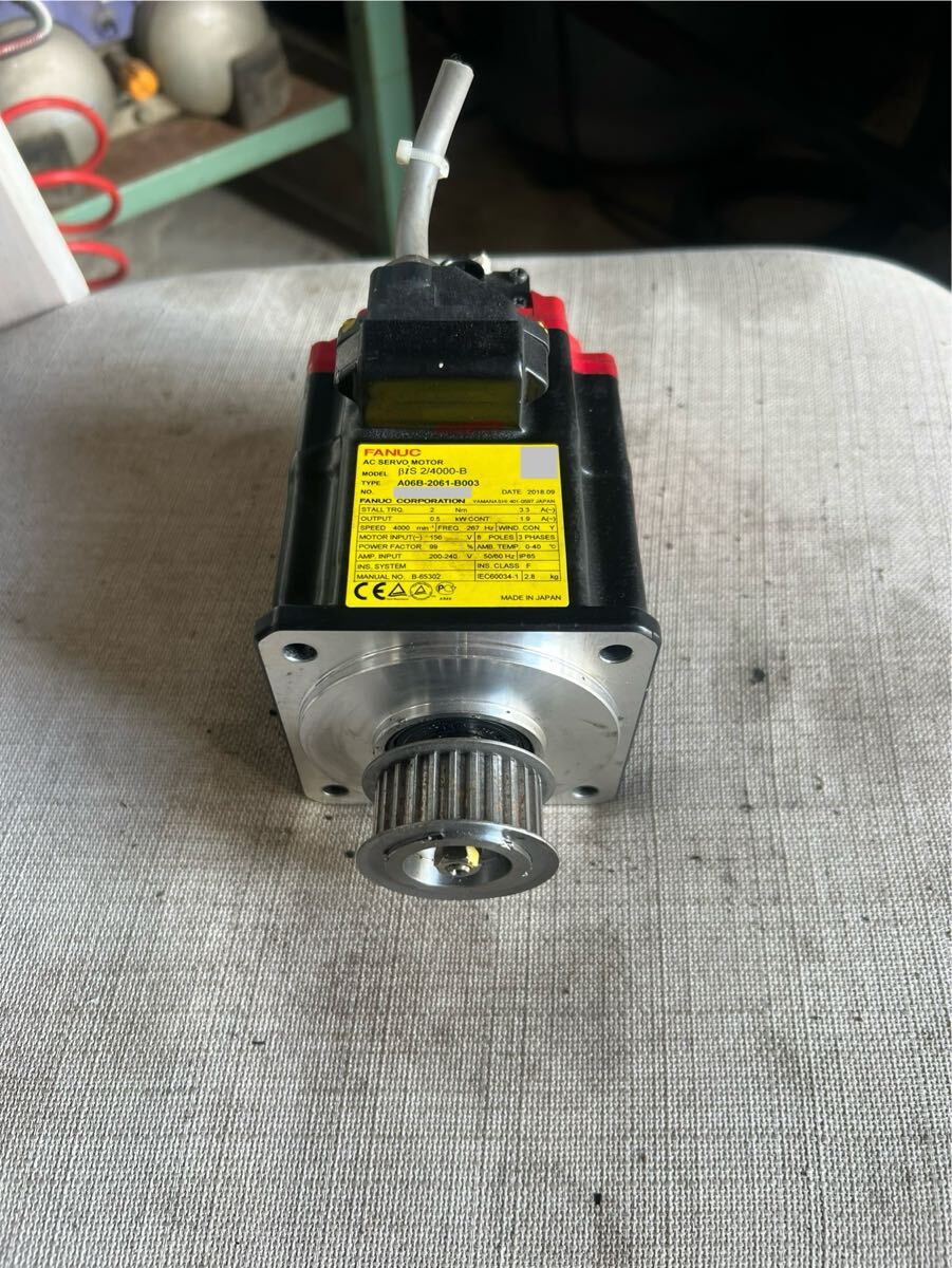 FANUC ファナック βiS 2/4000-B サーボモータA06B-2061-B003拍卖