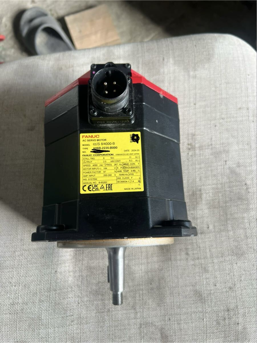 FANUC ファナックαiS 8/4000-B サーボモータ A06B-2235-B000拍卖