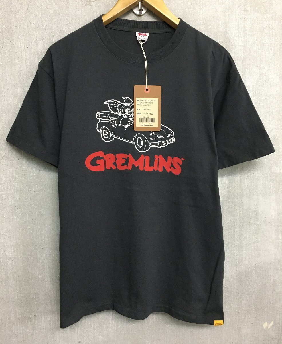 ◆STANDARD CALIFORNIA タグ付き美品 スタンダードカリフォルニア GREMLINS グレムリン ギズモ Tシャツ グレー サイズL拍卖