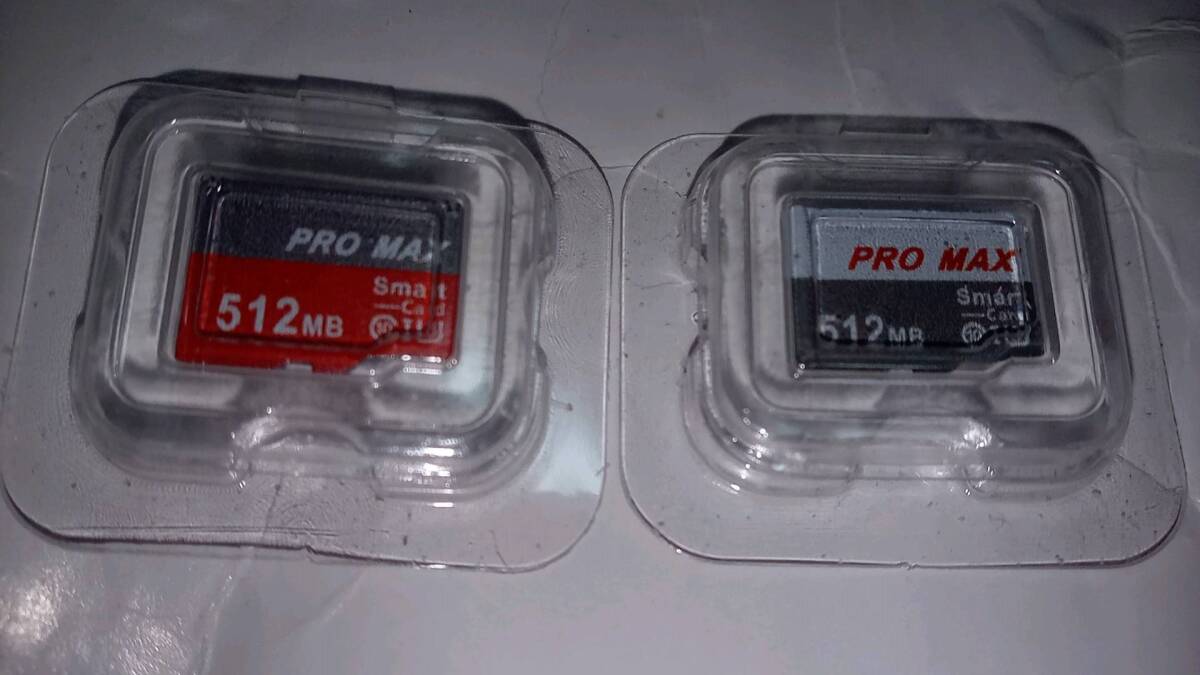 microSDカード マイクロSDカード 512MB メモリーカード 2枚セット スマホ、デジカメ等拍卖