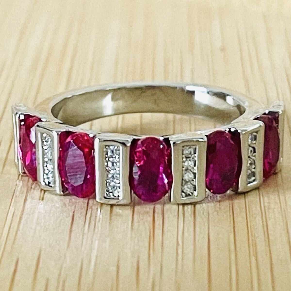 ★送料無料★匿名配送★ルビー?昭和リング ヴィンテージ アンティーク サイズ15.5号拍卖