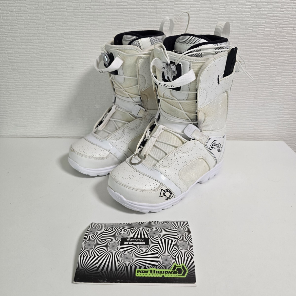 NORTH WAVE ノースウェーブ スノーボードブーツ DAHLIA レディース24.0㎝ スピードレース クイックレーシング拍卖
