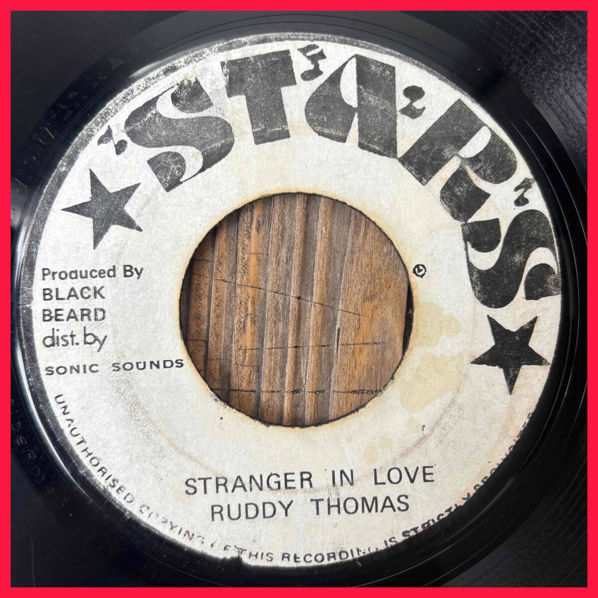 ★試聴!1983!John Holtのスタワン期名曲カヴァー!JA Cover Lovers!Sweet!【Ruddy Thomas - Stranger In Love】7inch Stars JA拍卖