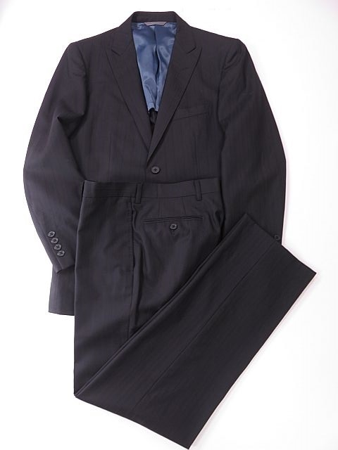 【送料無料】ジュンコシマダ JUNKO SHIMADA シングルスーツ ピークドラペル チャコールグレー A4/M拍卖