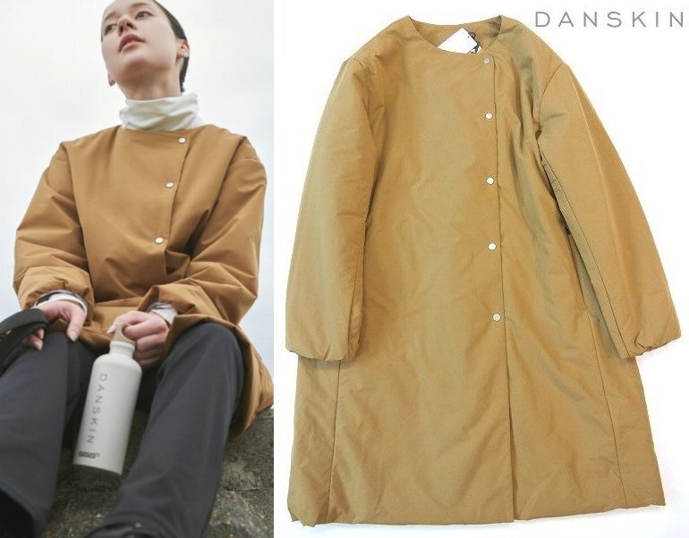 ■DANSKINダンスキン大きいサイズLアリッサインサレーション中綿コート33,000円■拍卖