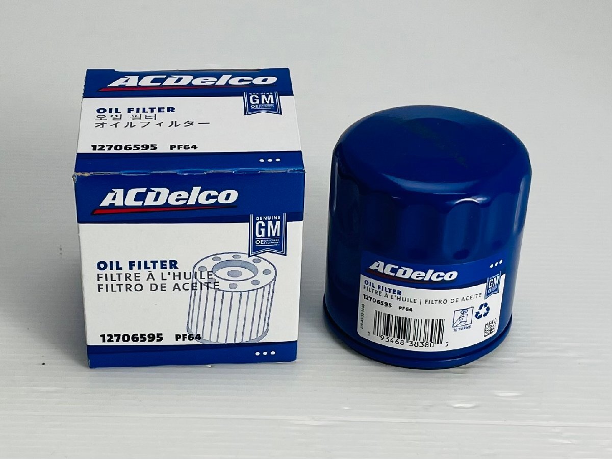 ACデルコ♪ キャデラック ATS CTS 2,0L シボレー カマロ 2,0L オイルフィルター PF64拍卖