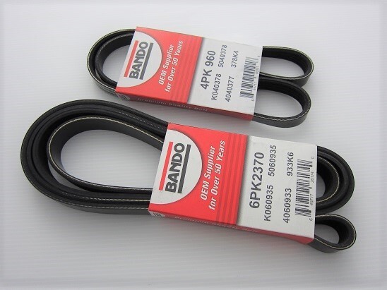 BANDO♪07~08 エスカレード タホ サバーバン ユーコン アバランチ ファンベルト エアコンベルト セット拍卖