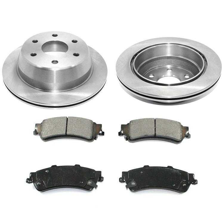 新品♪00~06 タホ サバーバン ユーコン 02~06 エスカレード アバランチ 4WD車 リア ブレーキパッド ブレーキローター セット拍卖