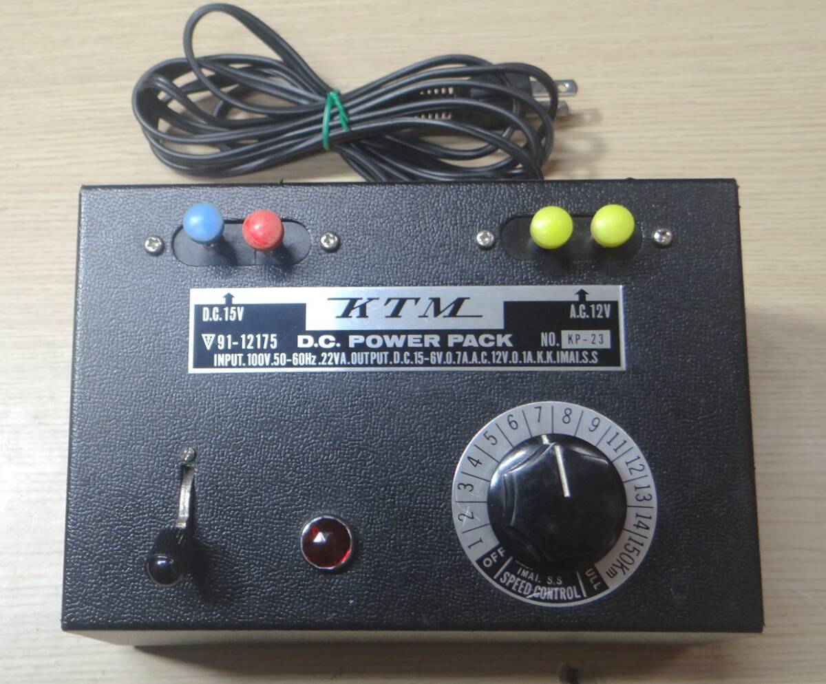 VT3379 カツミ KTM KP-23 D.C. パワーパック コントローラー 制御機器 HOゲージ 鉄道模型 通電確認済み拍卖