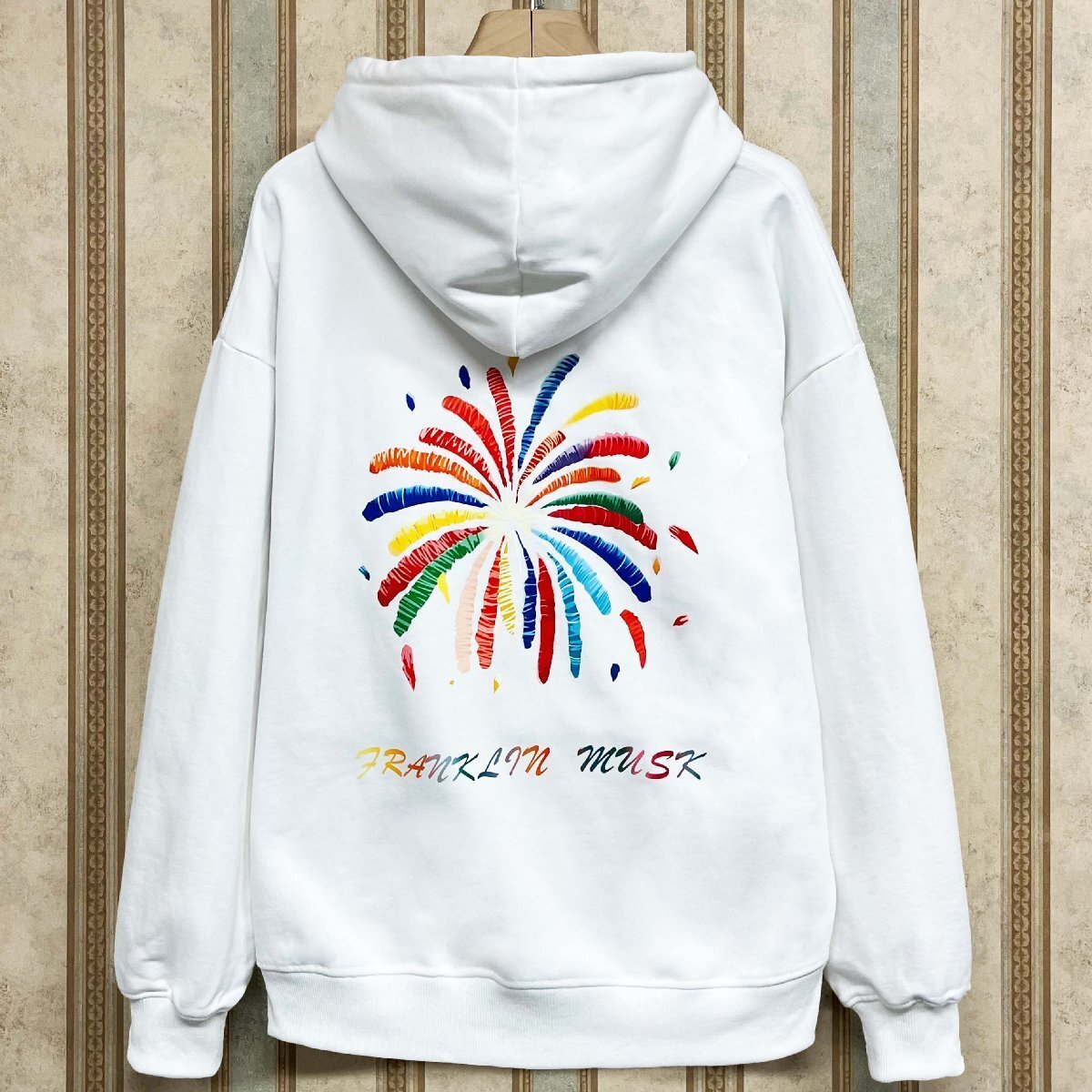 絶賛 定価4万 FRANKLIN MUSK・アメリカ・ニューヨーク発 パーカー 綿100% ソフト 保温 トップス スウェット カジュアル 日常着 サイズ1拍卖