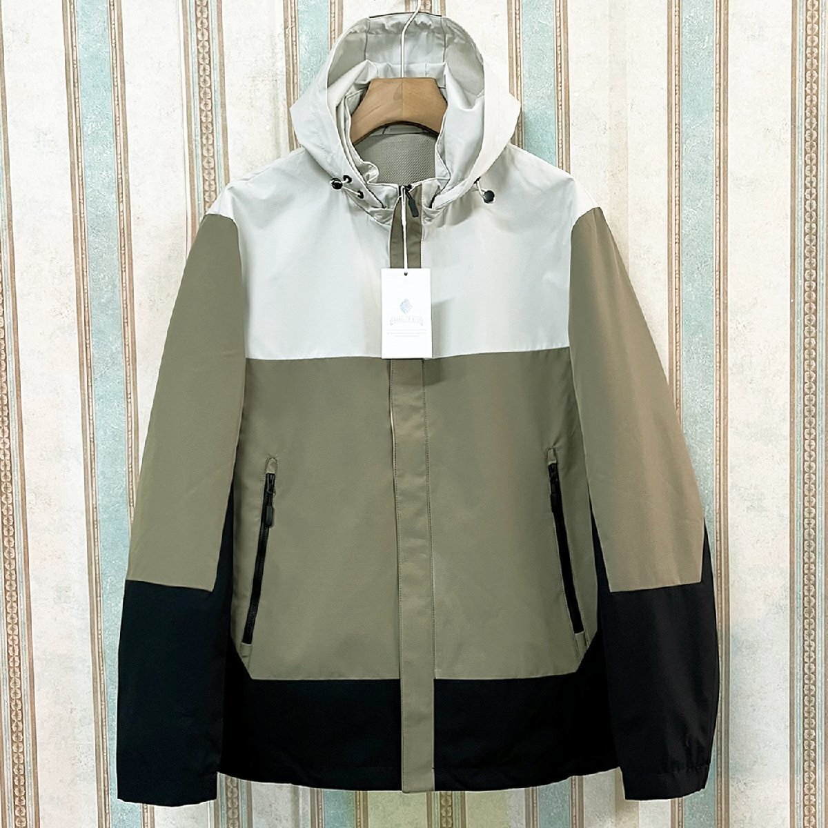 人気 定価6万 FRANKLIN MUSK・アメリカ・ニューヨーク発 ジャケット マウンテンパーカー アウター スポーツウェア ブルゾン 春 秋 サイズ1拍卖