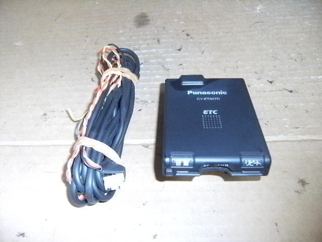 Panasonic パナソニック ETC 「CY-ET807D」 一体型 ブラック 音声案内付 完動品拍卖