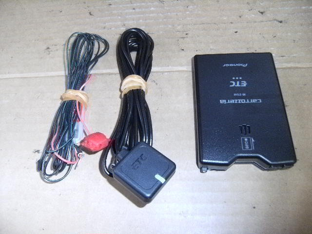 carrozzeria カロッツェリア ETC 「ND-ETC40」 離型 ブラック 音声案内付 完動品拍卖