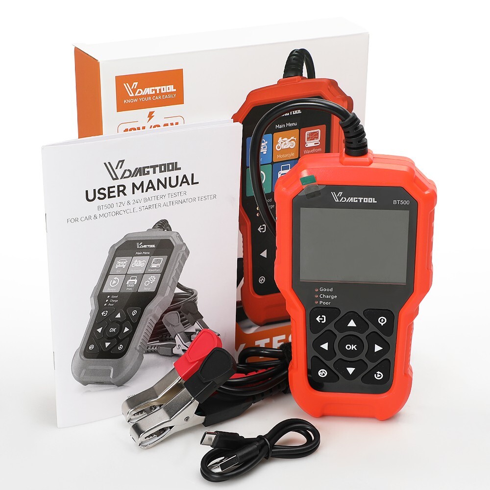 バッテリーチェッカー バッテリー診断 12V カーバッテリーテスター EFBバッテリーなど拍卖