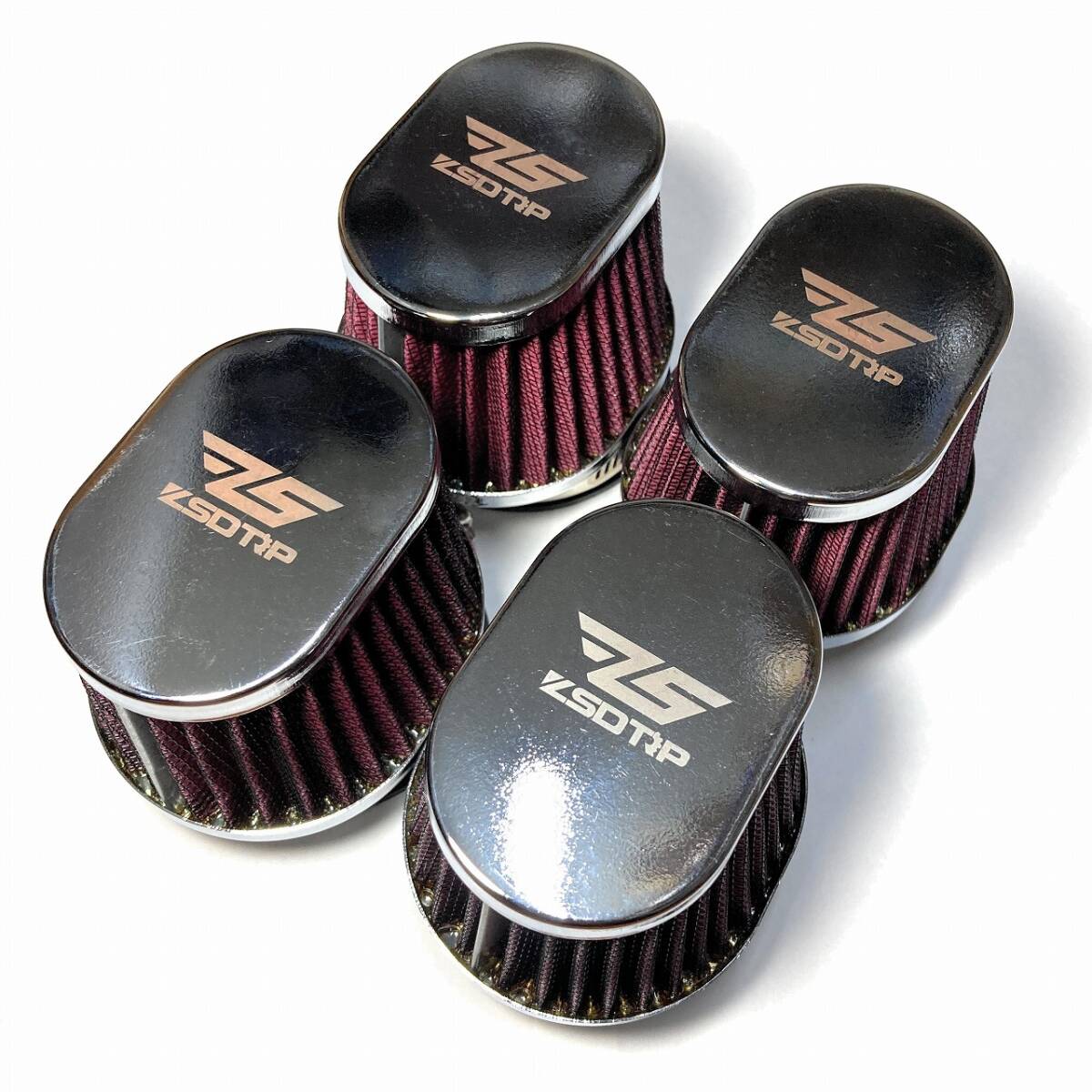 φ50 4個 オーバル パワーフィルター CB-1 CB400SF (NC31) 500SS 750SS CBR400F CBR400R CBR400RR CBX400F CBX400F ゼファー400 XJR400R拍卖