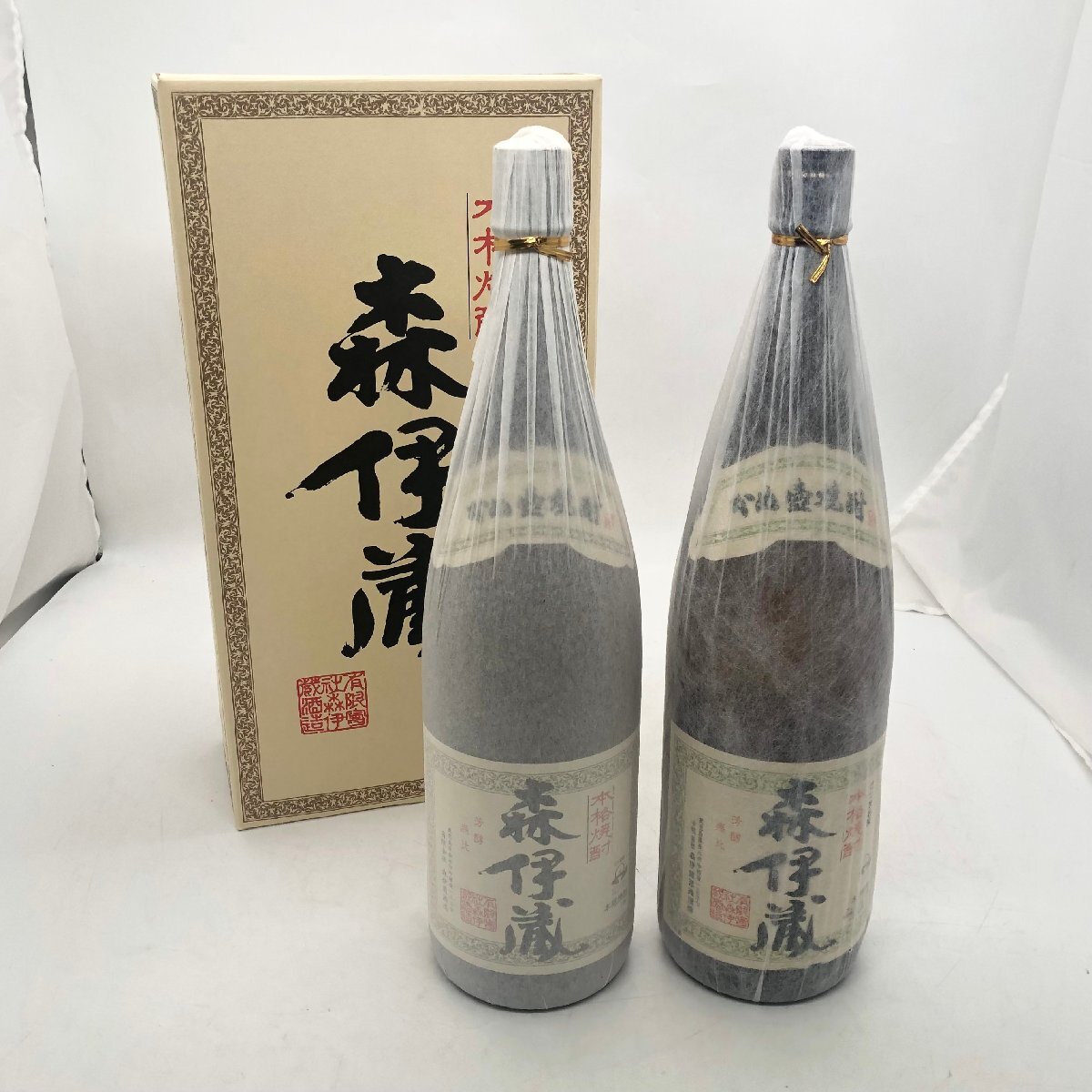 ◎P634【未開栓】かめ壺焼酎 森伊蔵 1800ml×2本 (ma)拍卖