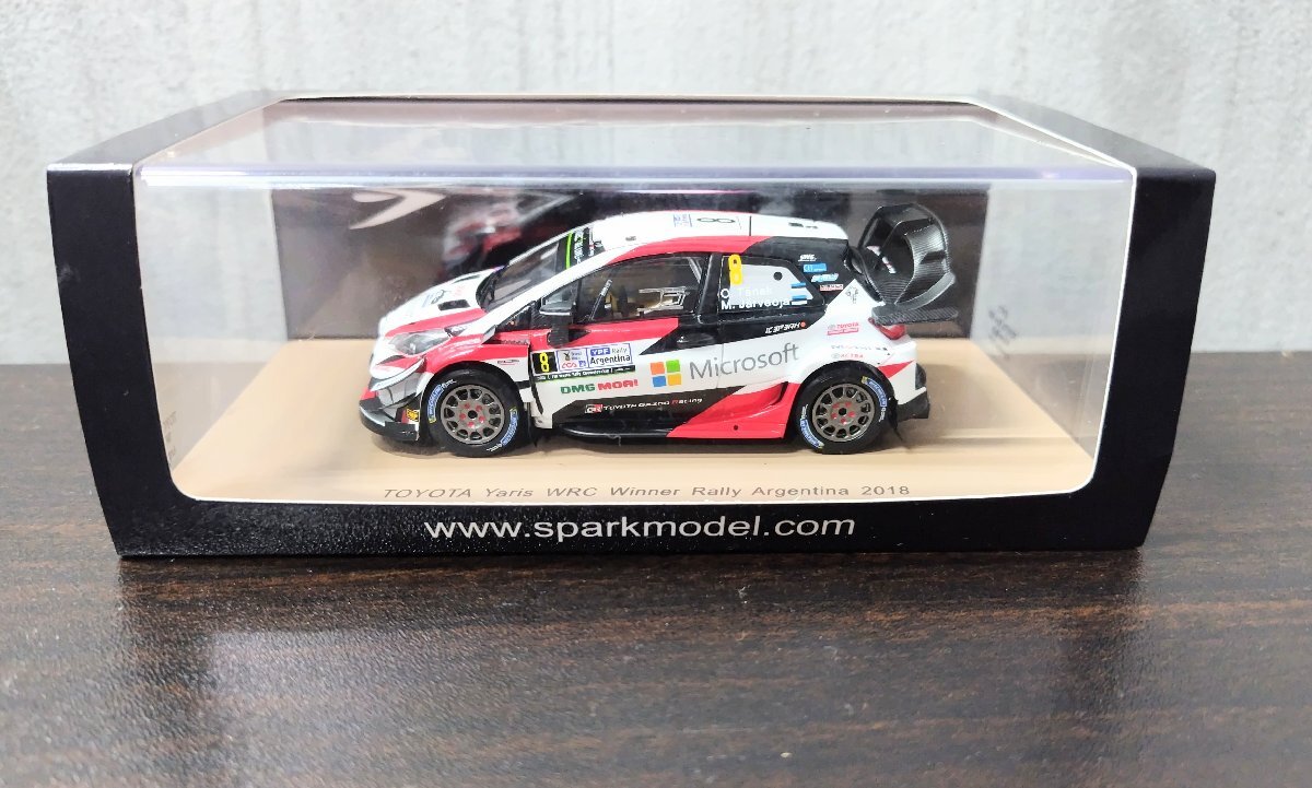 ◎Q009 TOYOT トヨタ ヤリス Yaris WRC Winner Rally Argentina 2018 ミニカー(mf)拍卖