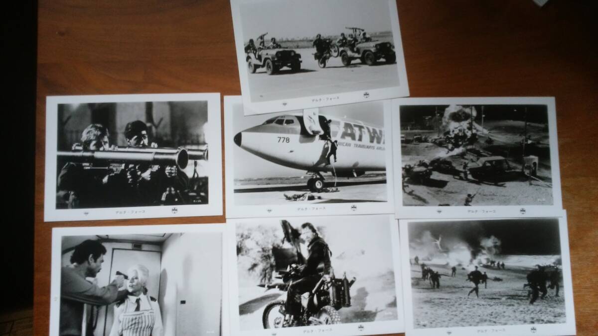 洋画ロビーカード メナヘム・ゴーラン監督「デルタ・フォース 7枚」良好です チャック・ノリス拍卖