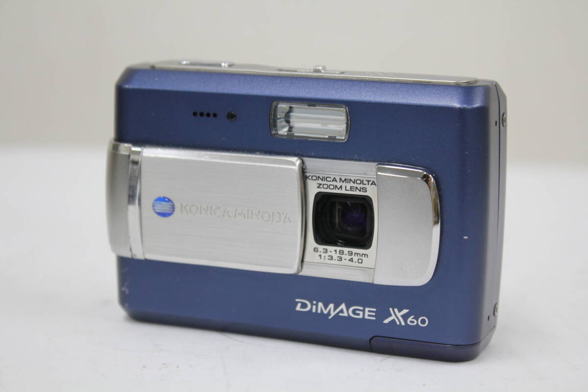 【返品保証】 コニカミノルタ KONICA MINOLTA DiMAGE X60 ブルー コンパクトデジタルカメラ e3962拍卖