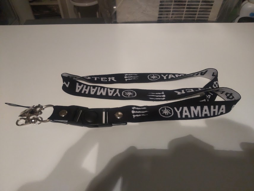 廃番★非売品★YAMAHA MONSTER ヤマハ モンスター ネックストラップ★旧車 オートバイ バイク エナジードリンク 筋トレ レーシング 暴走族拍卖