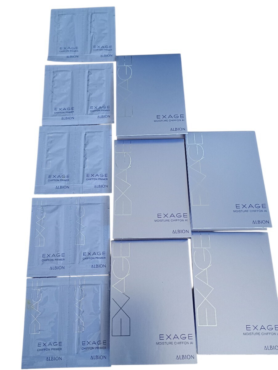 秋冬★シフォン肌★約10回分◆クールベージュ010◆下地&ファンデーション◆アルビオンエクサージュモイスチュアシフォンAl ALBION EXAGE拍卖
