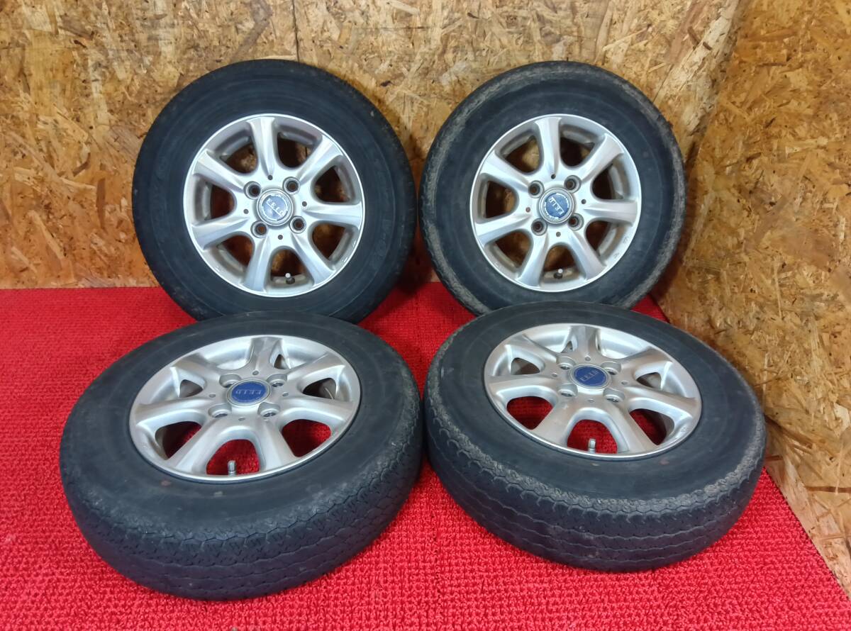 【直接引取りのみ】いわき発 BS FEID 12×4.00B +40 PCD100 4穴 BS TOYO 145R12LT 4本セット 売切!!拍卖