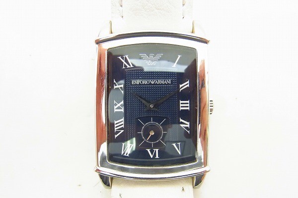 C181-J41-293◎ EMPORIO ARMANI アルマーニ AR-0261 メンズ クォーツ 腕時計 現状品③◎拍卖