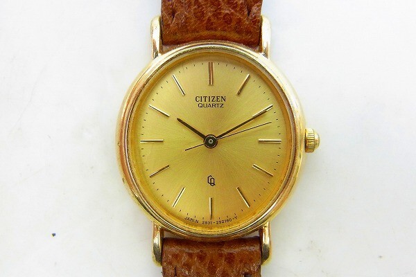 C301-Y20-5276◎ CITIZEN シチズン 2931-291611 レディース クォーツ 腕時計 現状品③◎拍卖