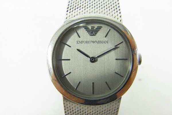 C233-J37-1734◎ EMPORIO ARMANI アルマーニ AR-2203 レディース クォーツ 腕時計 現状品③◎拍卖