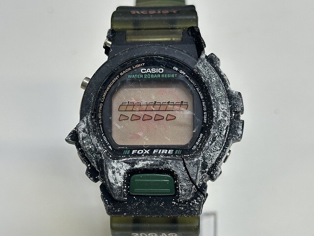 B2720-N37-3954◎ CASIO カシオ G-SHOCK ジーショック FOXFIRE DW-6620 メンズ クォーツ 腕時計 ジャンク 現状品3◎拍卖