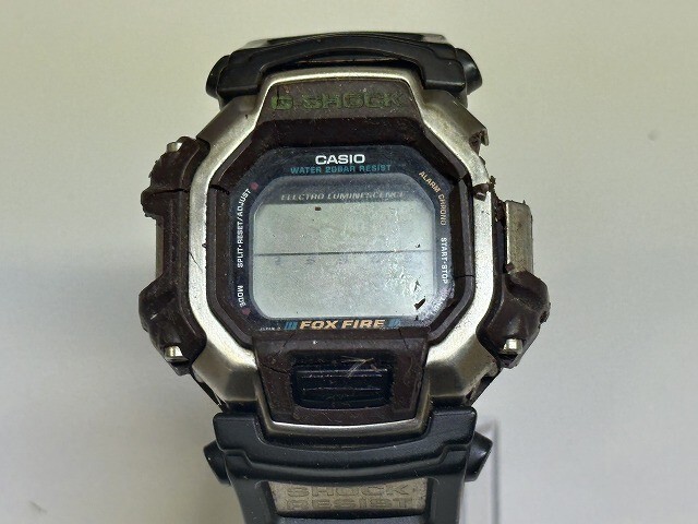 B2719-N37-4082◎ CASIO カシオ G-SHOCK ジーショック FOXFIRE DW-8100 メンズ クォーツ 腕時計 ジャンク 現状品3◎拍卖