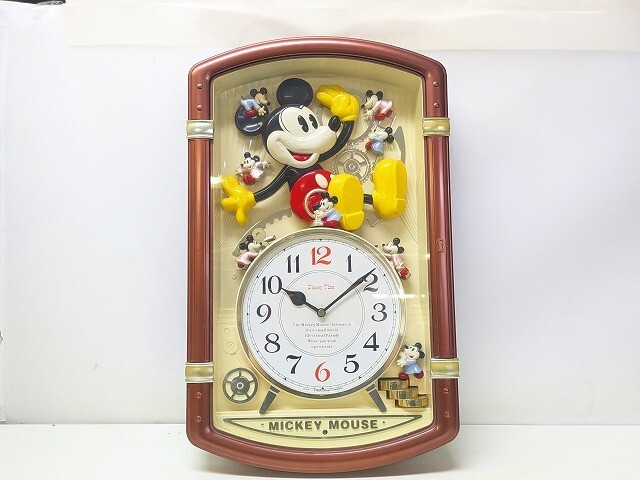B2223-N35-5629 SEIKO セイコー Disney Time ディズニータイム ミッキーマウス からくり時計 壁掛け時計 現状品2拍卖