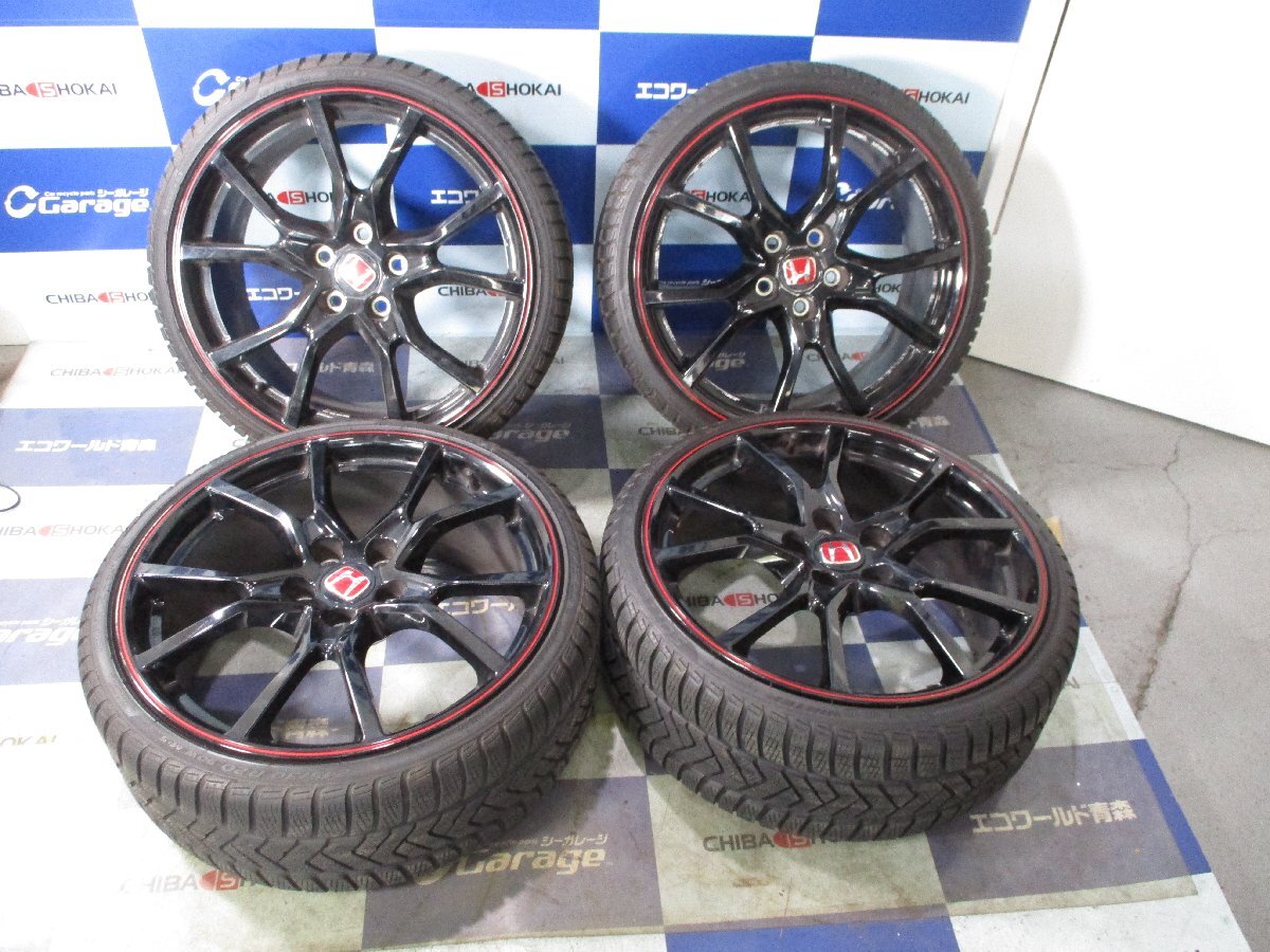 *T3714 ホンダ純正 シビック タイプR FK8 20インチ 8.5J+60 5穴 120 ピレリ 245/30R20 4本セット拍卖