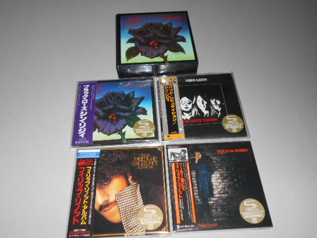 特典付き)シン・リジィ+フィル・ライノット/紙ジャケ・4タイトル・セット拍卖