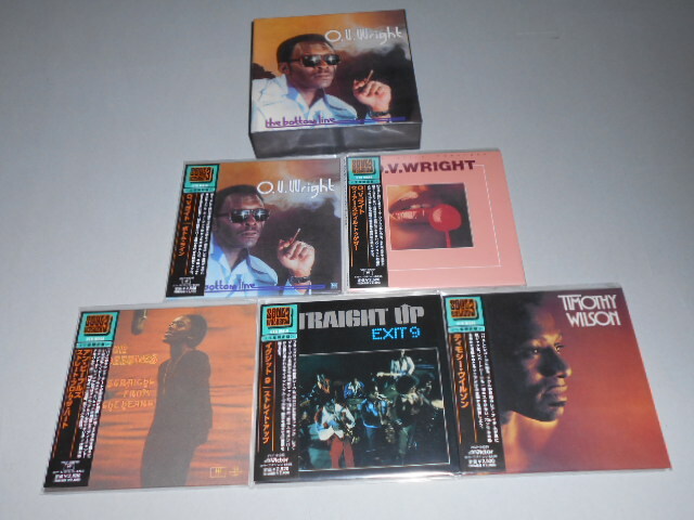 特典付き)O.V.ライト、ティモシー・ウィルソン、アン・ピーブルズ、イグジット 9/新品・紙ジャケ・5タイトル・セット拍卖