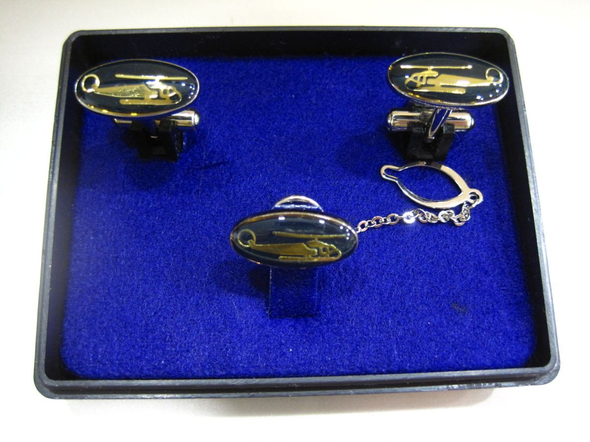 A1-013■中古 海上自衛隊 ネクタイピン カフス セット拍卖