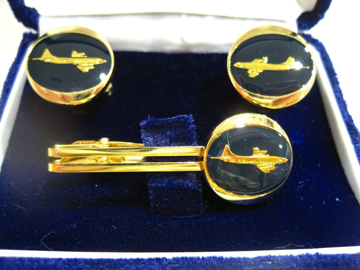 A1-016■中古 自衛隊 ネクタイピン カフス セット 海上自衛隊拍卖