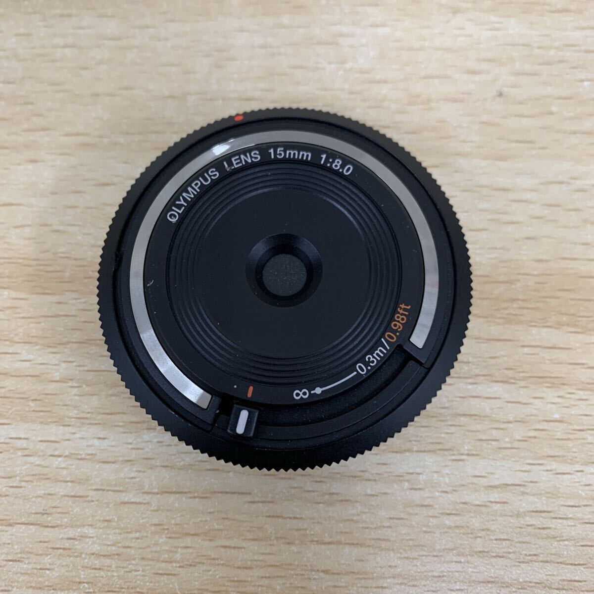 美品 オリンパス OLYMPUS 15mm F8.0 ボディキャップレンズ BCL-1580 ブラック マイクロフォーサーズ用拍卖