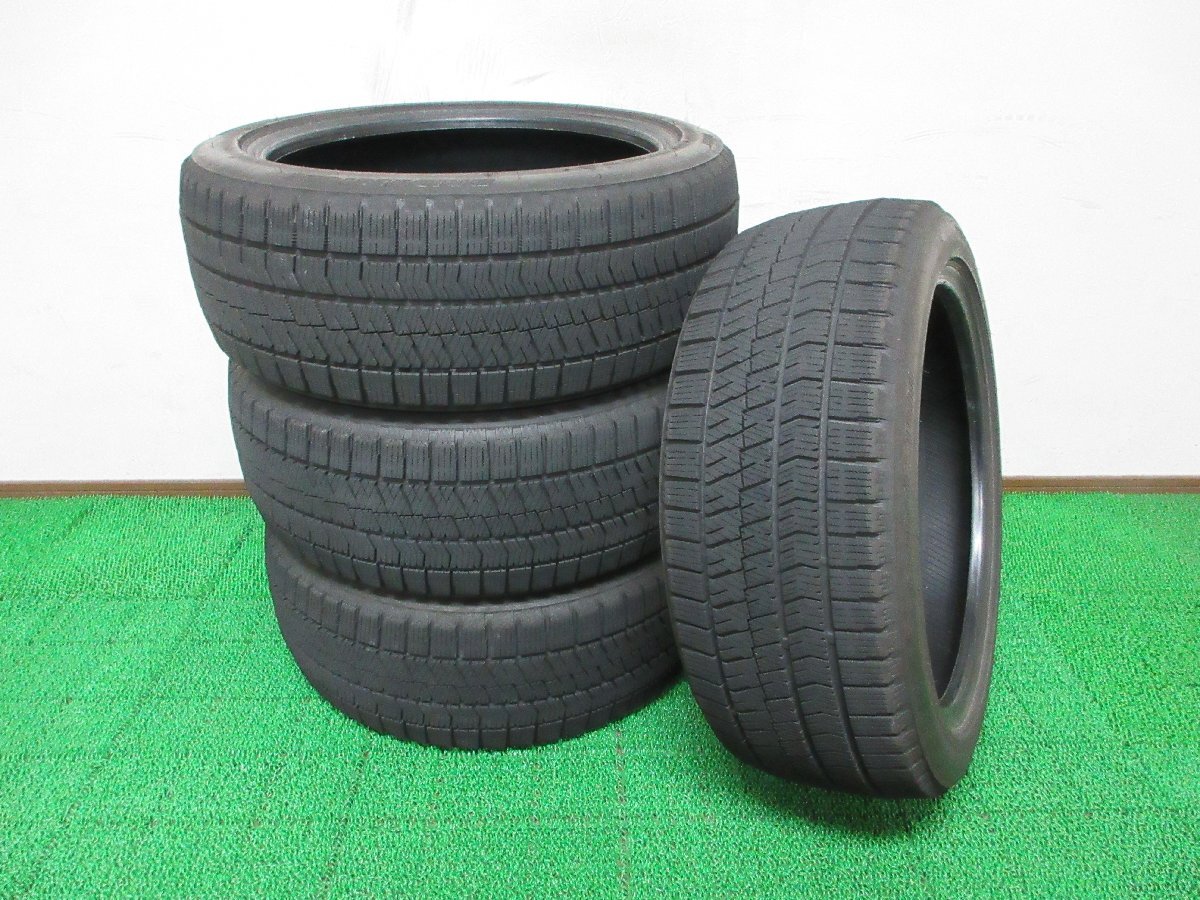 F824【条件付 送料無料】215/45R17 超溝高 8~8.5分山 ブリヂストン スタッドレス VRX2 ♪ 2022年製 4本 激安 プリウス レガシィ 86 BRZ 等拍卖