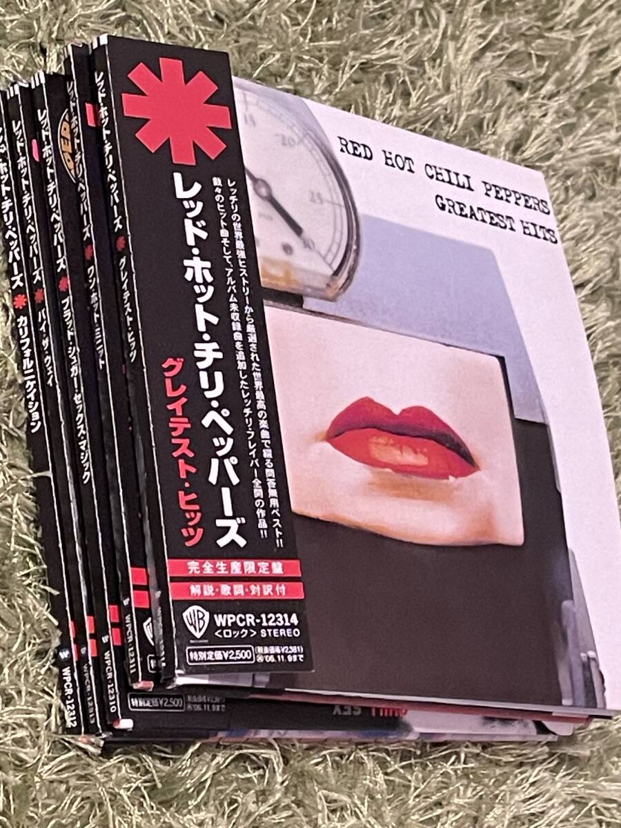 国内盤・帯付|紙ジャケCD 5枚セット|RED HOT CHILI PEPPERS / レッド・ホット・チリ・ペッパーズ【完全生産限定盤】※sample盤拍卖