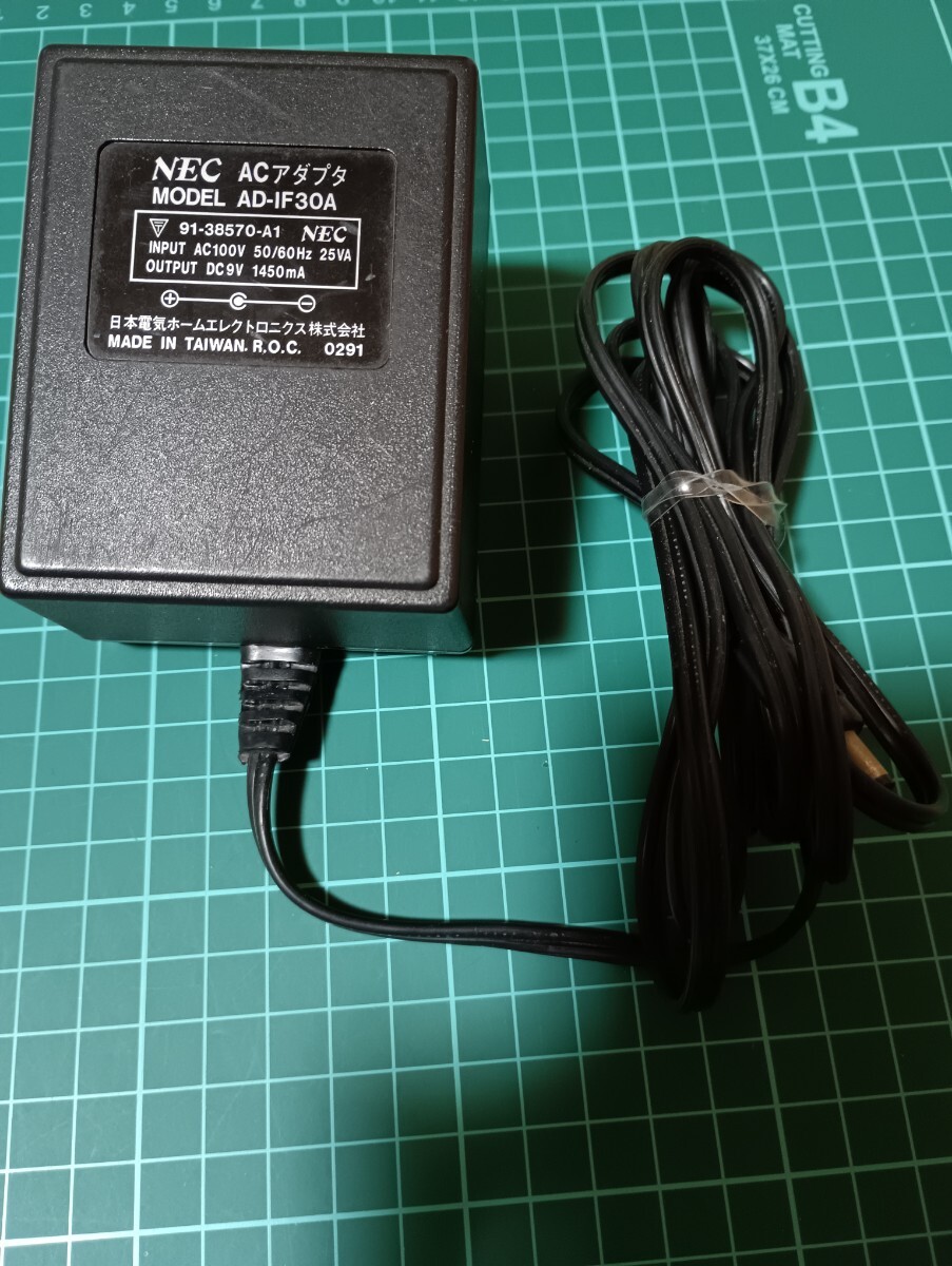 NEC 純正 AD-IF30A PCエンジン インターフェイスユニット ACアダプター DC9V 1450mA センターマイナス拍卖