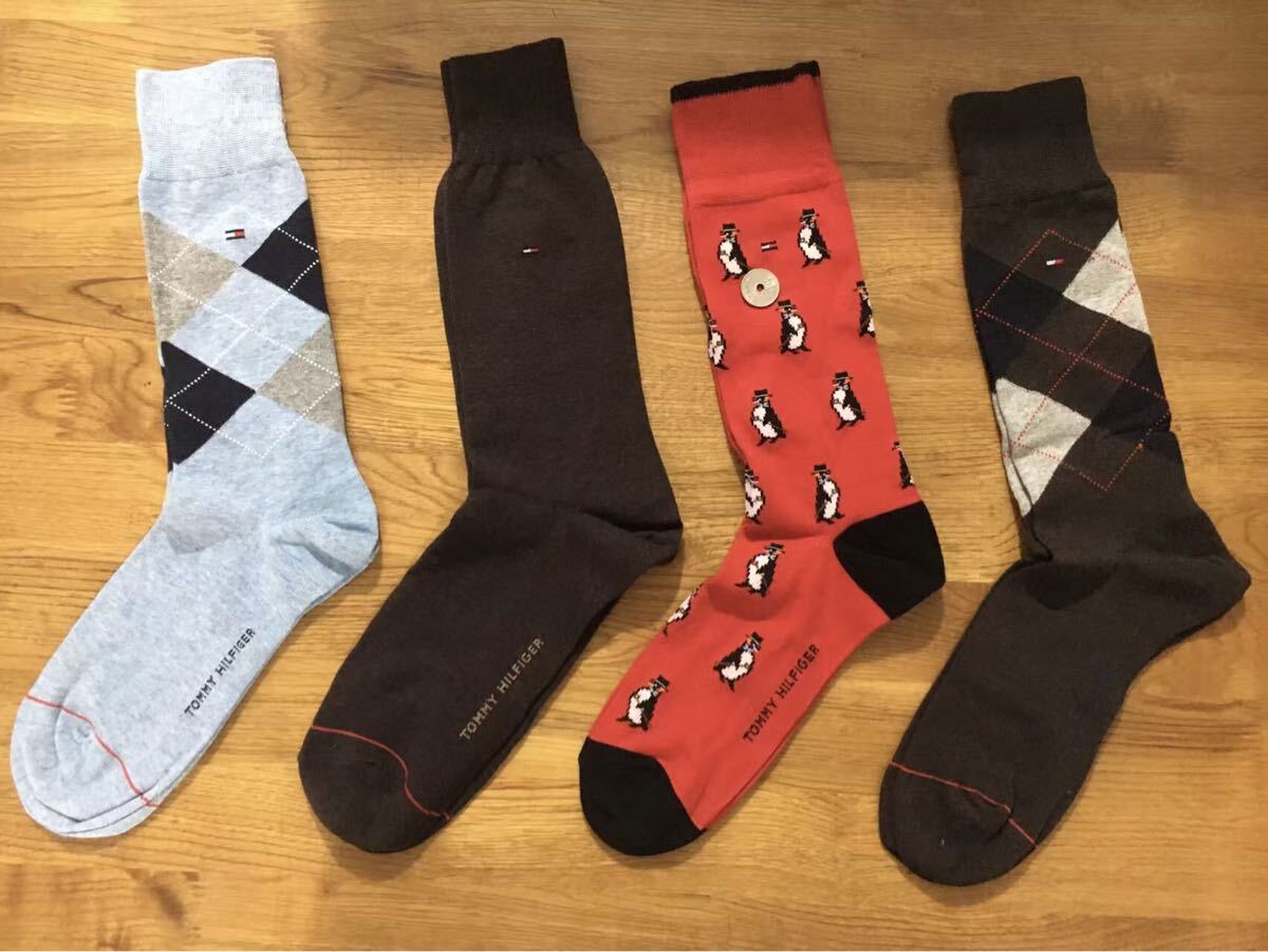 新品トミーヒルフィガーTOMMY HILFIGERメンズ4足セット194拍卖