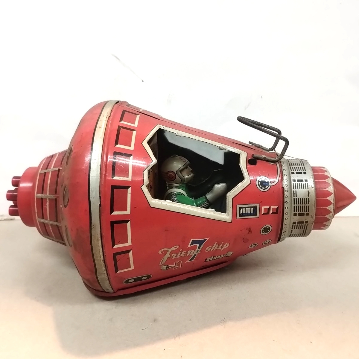 1960年代当時物 激レア FRIEND SHIP-7 ブリキトイ フリクション 堀川製作所製拍卖